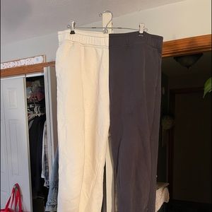 Hollister two colored sweatpants